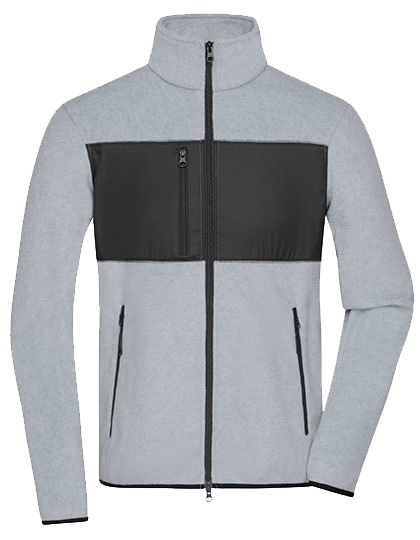 Herren Fleecejacke mit Druck