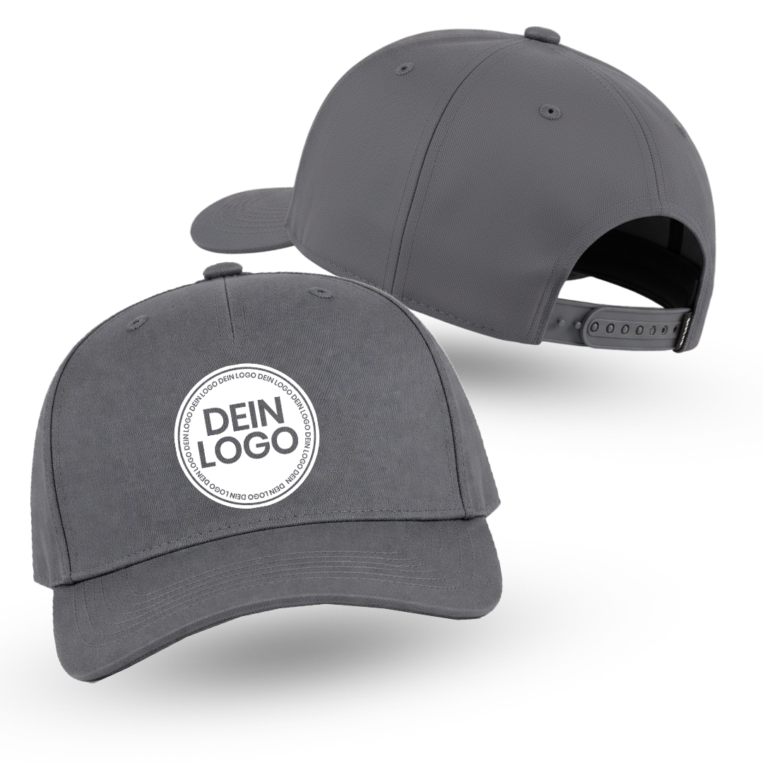 5 Panel Snapback mit Druck