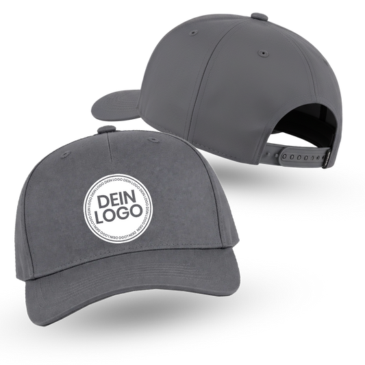 5 Panel Snapback mit Druck