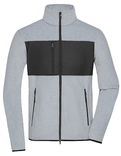 Herren Fleecejacke mit Druck