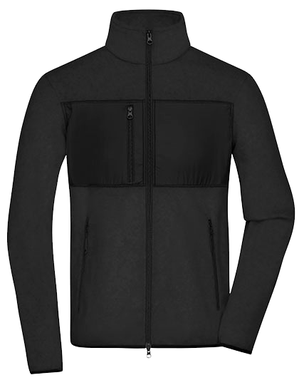 Herren Fleecejacke mit Druck