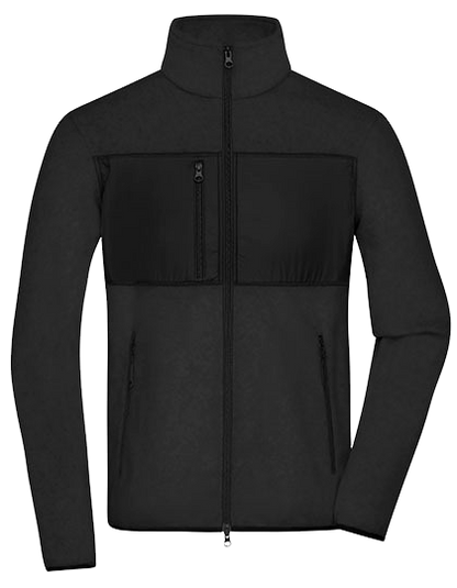 Herren Fleecejacke mit Druck