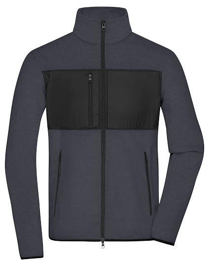 Herren Fleecejacke mit Druck