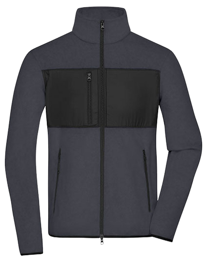Herren Fleecejacke mit Druck