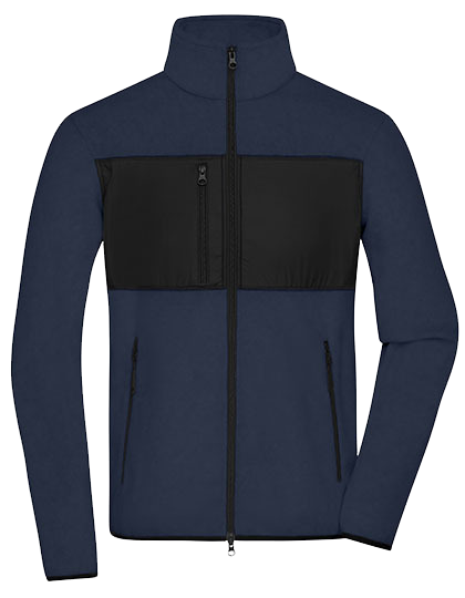 Herren Fleecejacke mit Druck