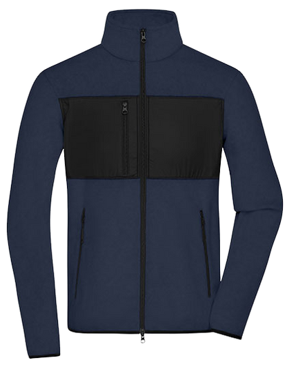 Herren Fleecejacke mit Druck