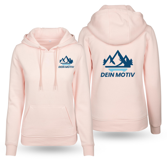 Basic Hoodie Damen mit Druck