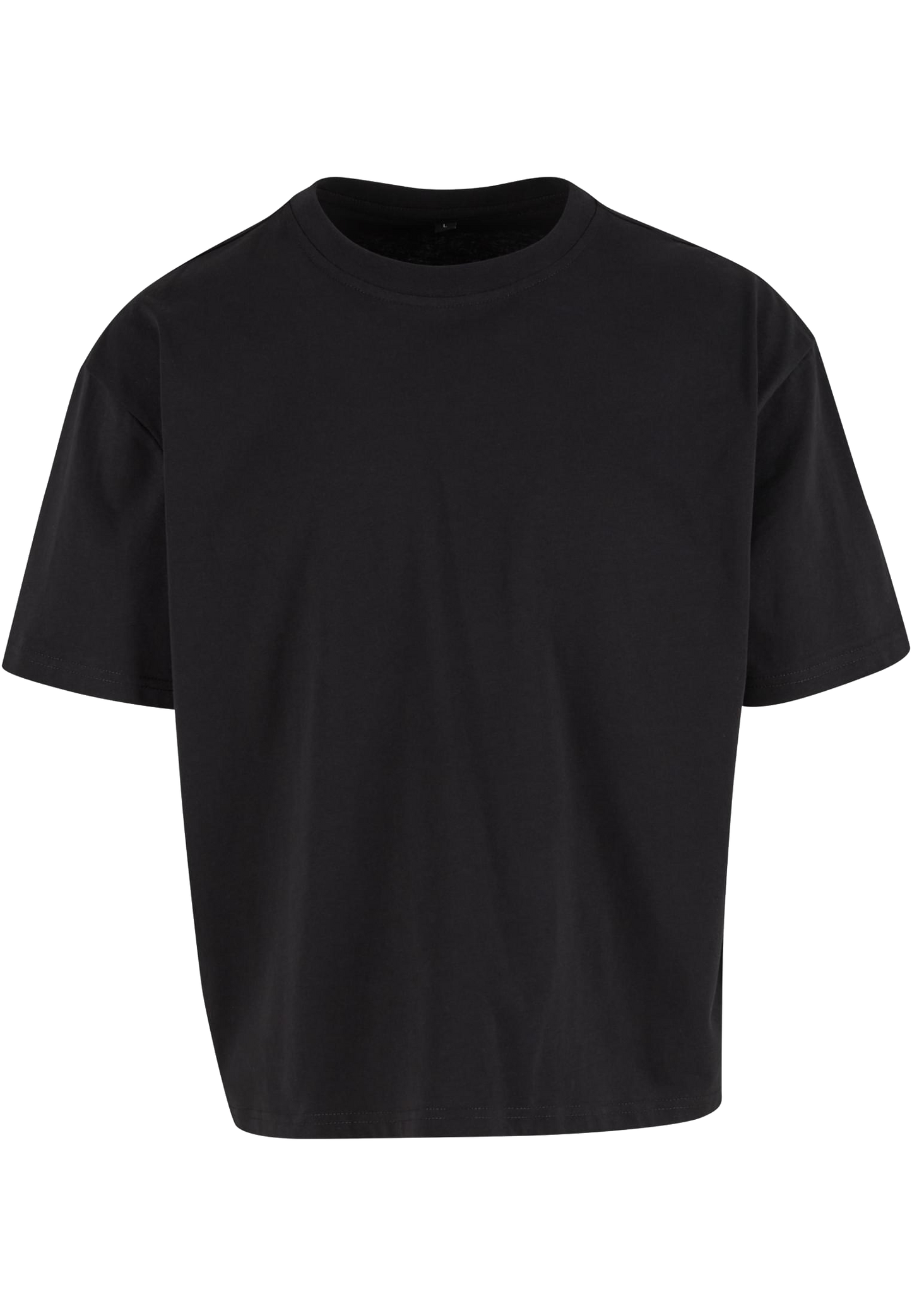 Cropped Oversize Herren T-Shirt mit Druck
