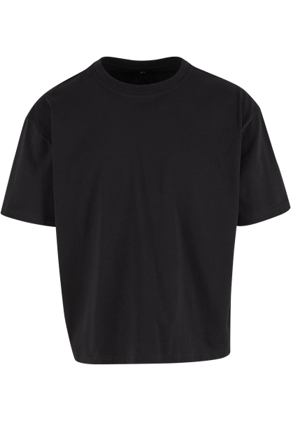 Cropped Oversize Herren T-Shirt mit Druck