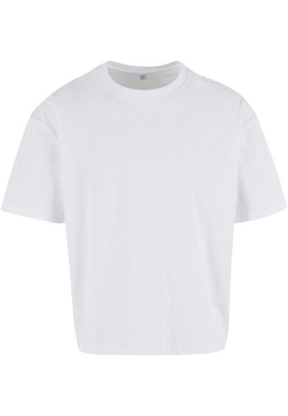 Cropped Oversize Herren T-Shirt mit Druck