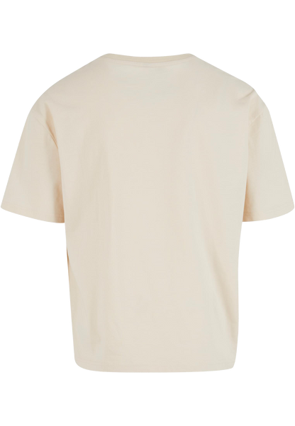 Cropped Oversize Herren T-Shirt mit Druck