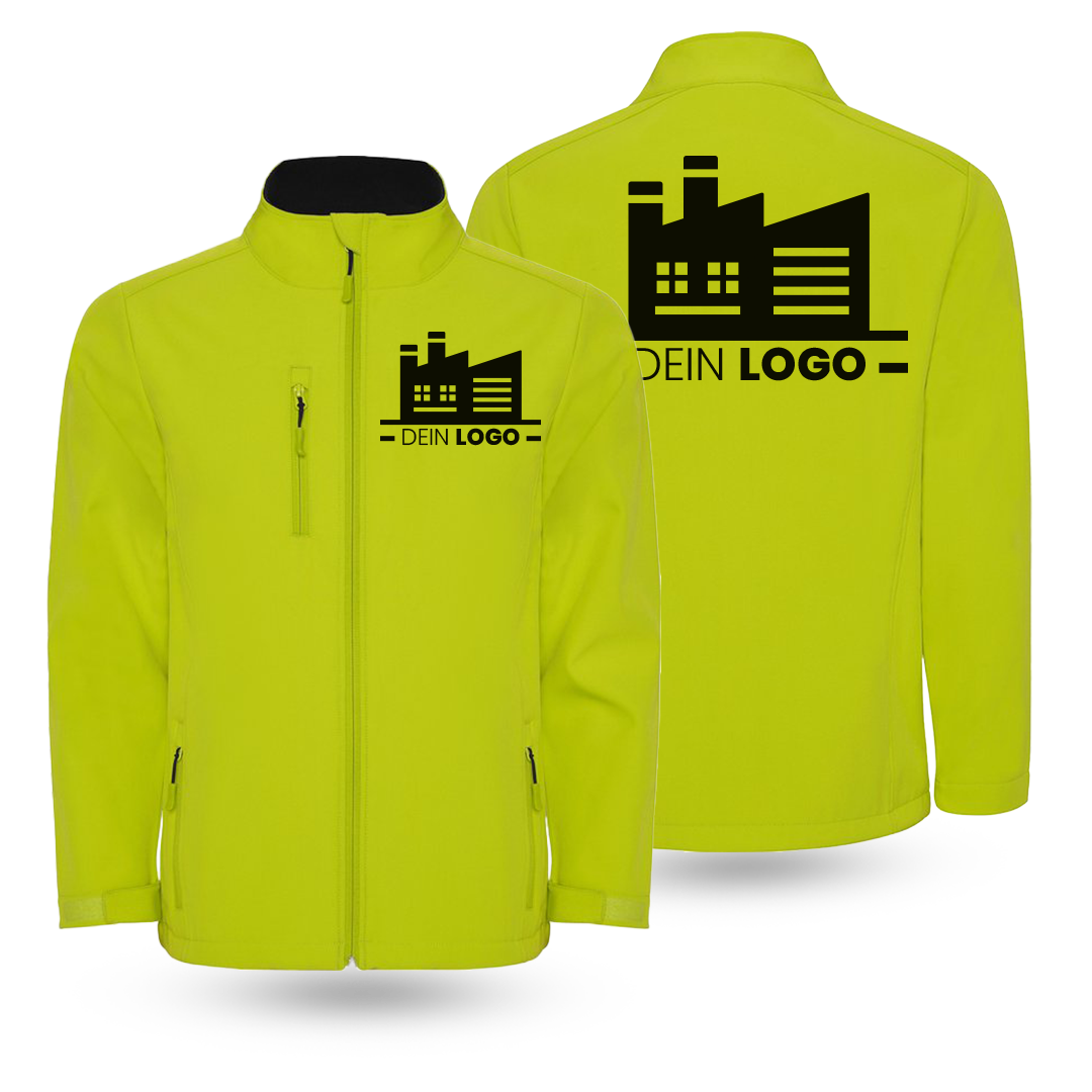 Softshelljacke Herren mit Druck