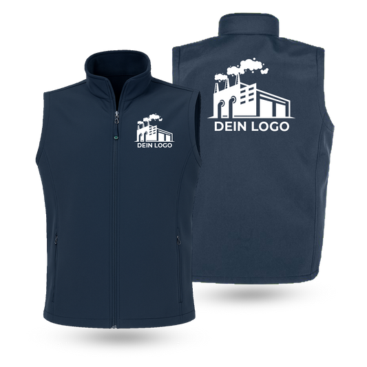 Softshellweste Herren mit Druck