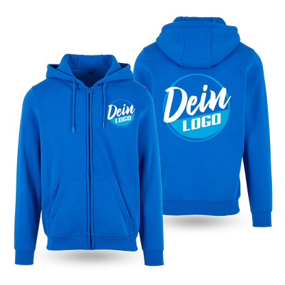 Zip Hoodie Unisex mit Druck