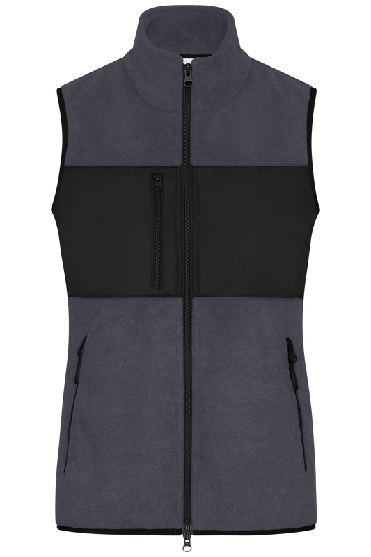 Damen Fleeceweste mit Druck