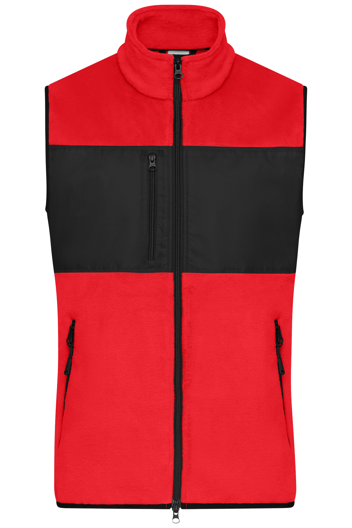 Herren Fleeceweste mit Druck