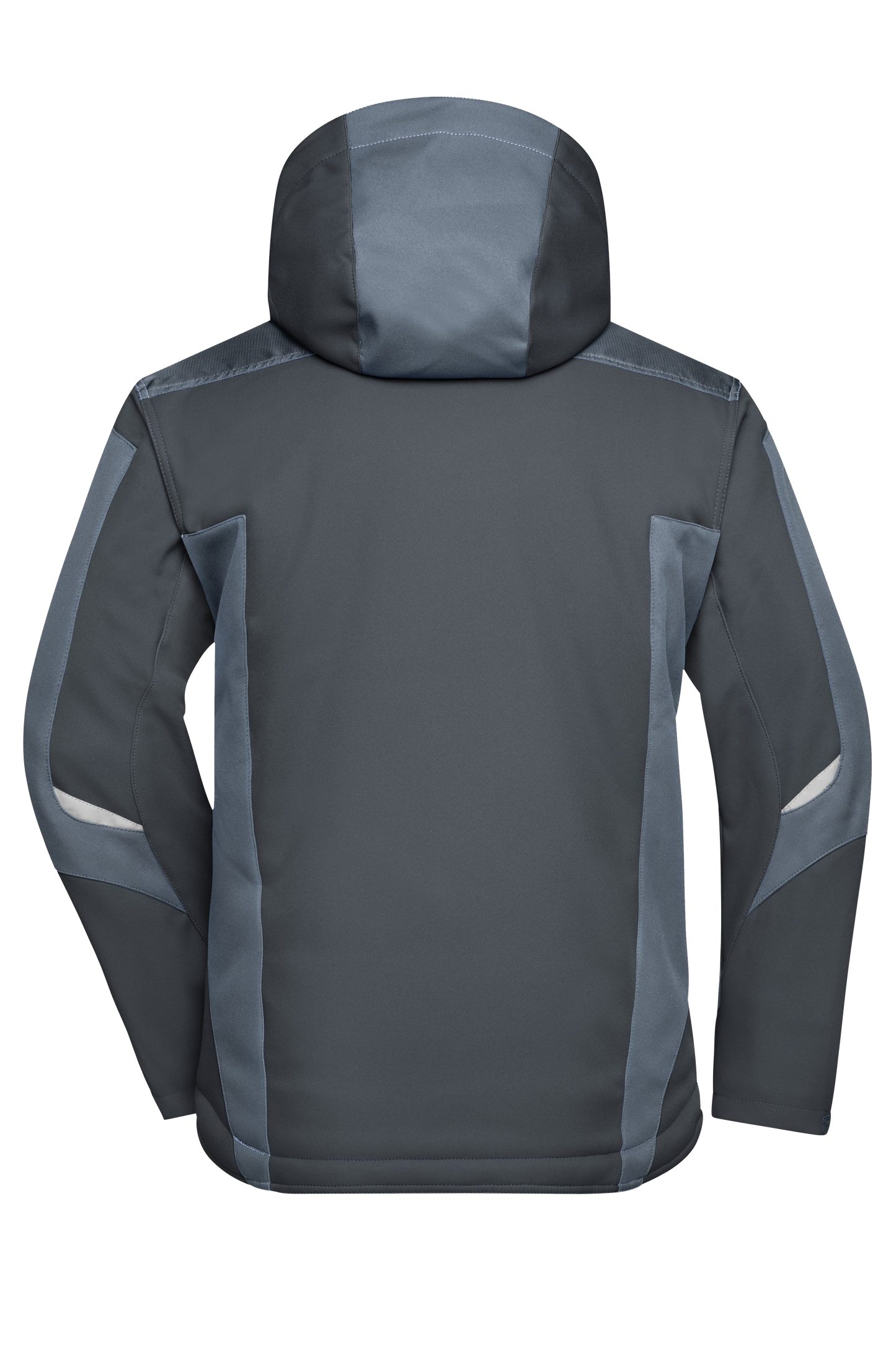 Winter Softshell Jacke mit Kapuze & Druck