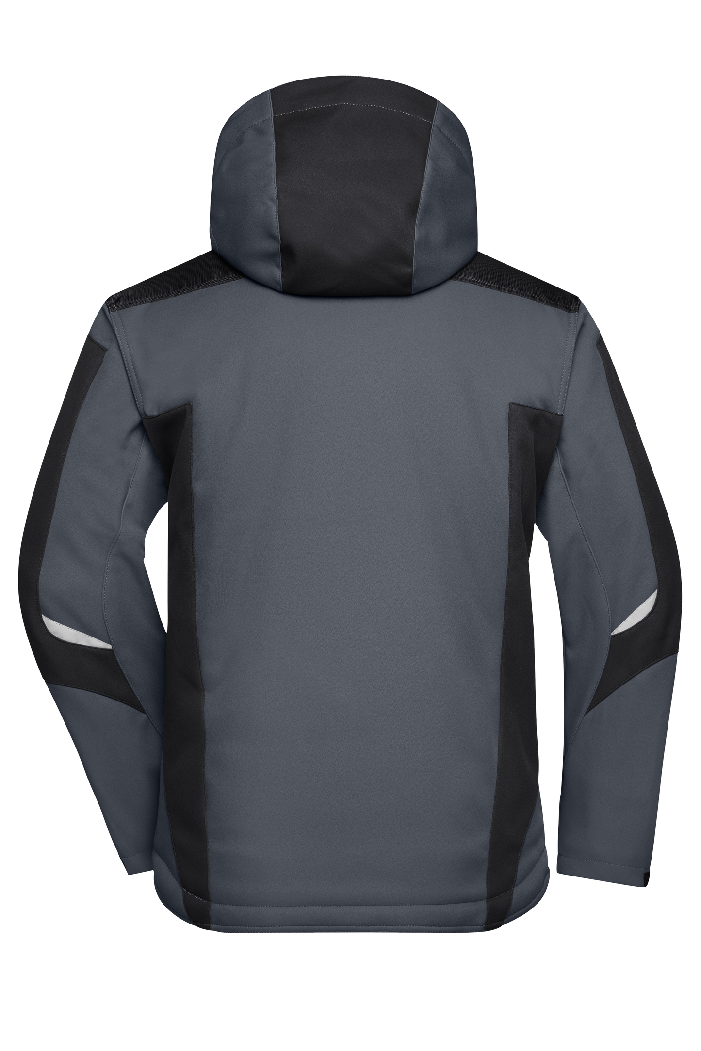 Winter Softshell Jacke mit Kapuze & Druck