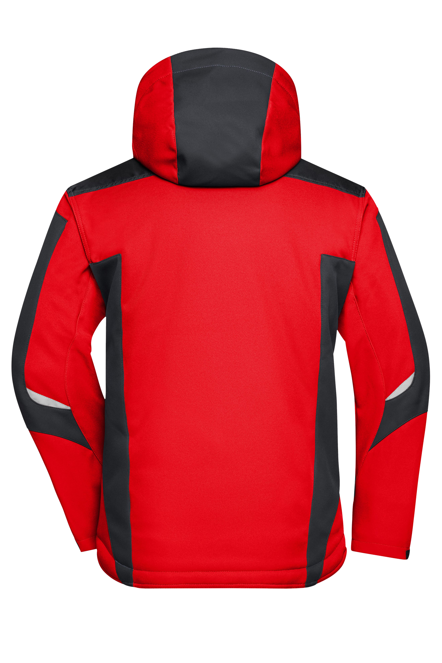 Winter Softshell Jacke mit Kapuze & Druck