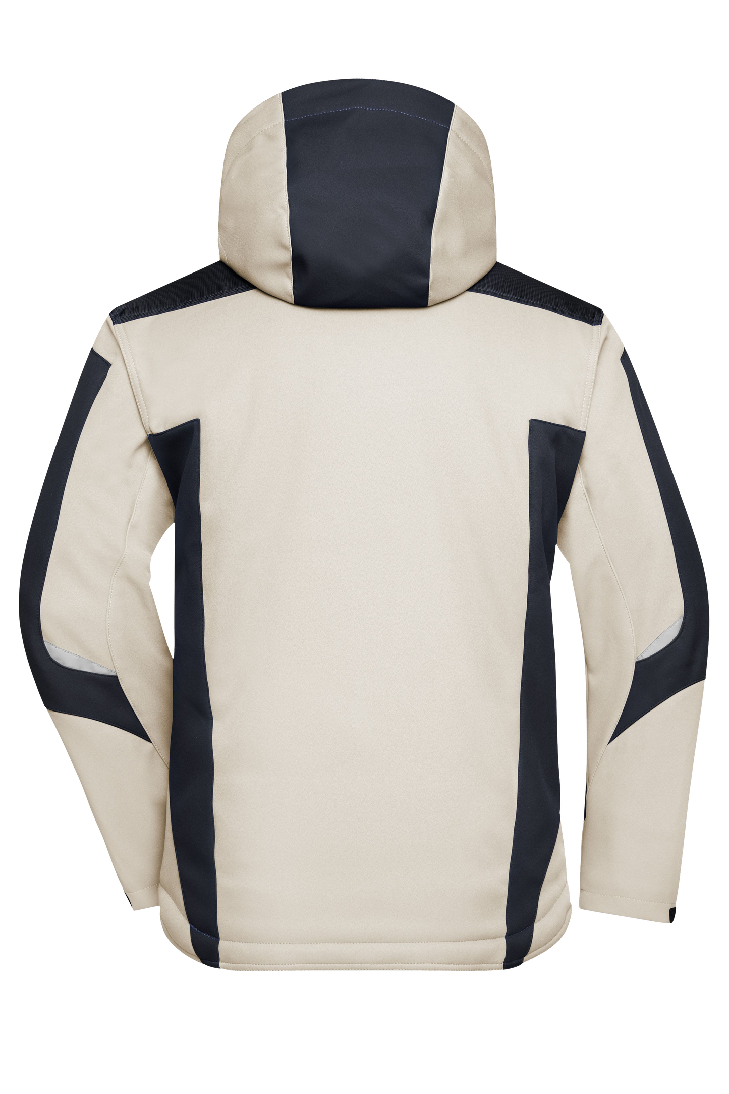 Winter Softshell Jacke mit Kapuze & Druck