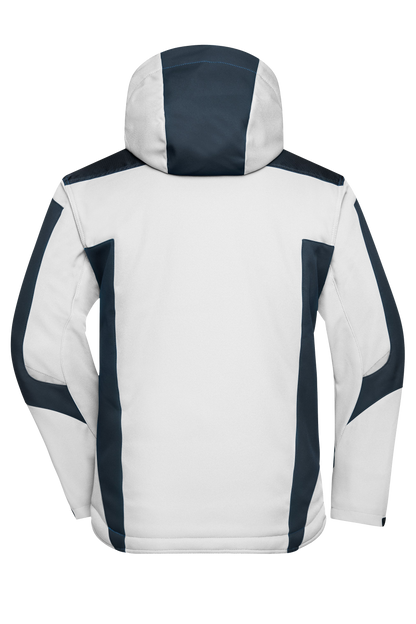 Winter Softshell Jacke mit Kapuze & Druck