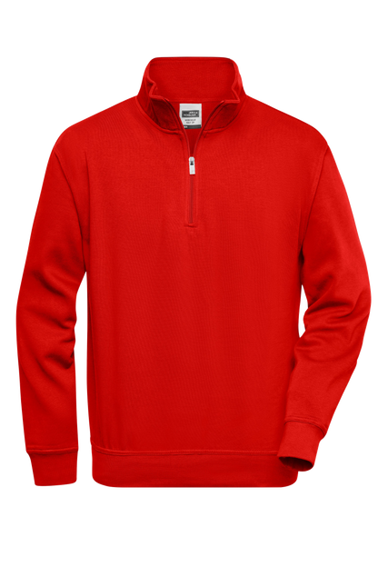 Half-Zip mit Druck