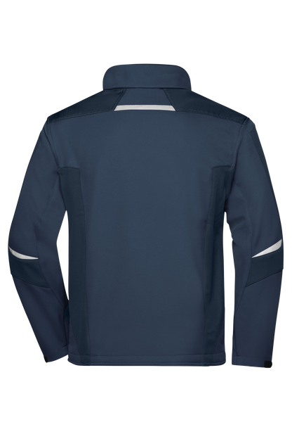 Softshell-Winterjacke mit Druck