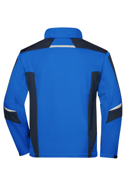 Softshell-Winterjacke mit Druck