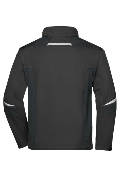 Softshell-Winterjacke mit Druck