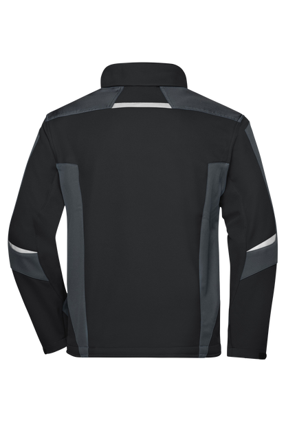 Softshell-Winterjacke mit Druck