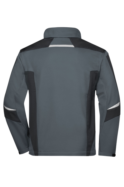 Softshell-Winterjacke mit Druck