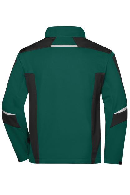 Softshell-Winterjacke mit Druck