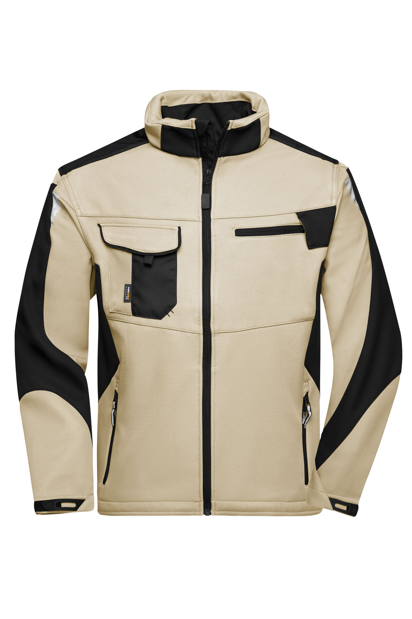 Softshell-Winterjacke mit Druck